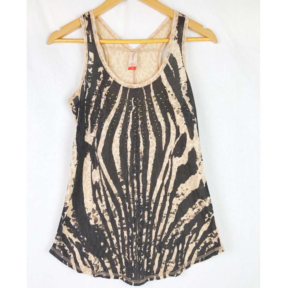 🌙🖤Studded Graphic Tank Top - Casual Shirt