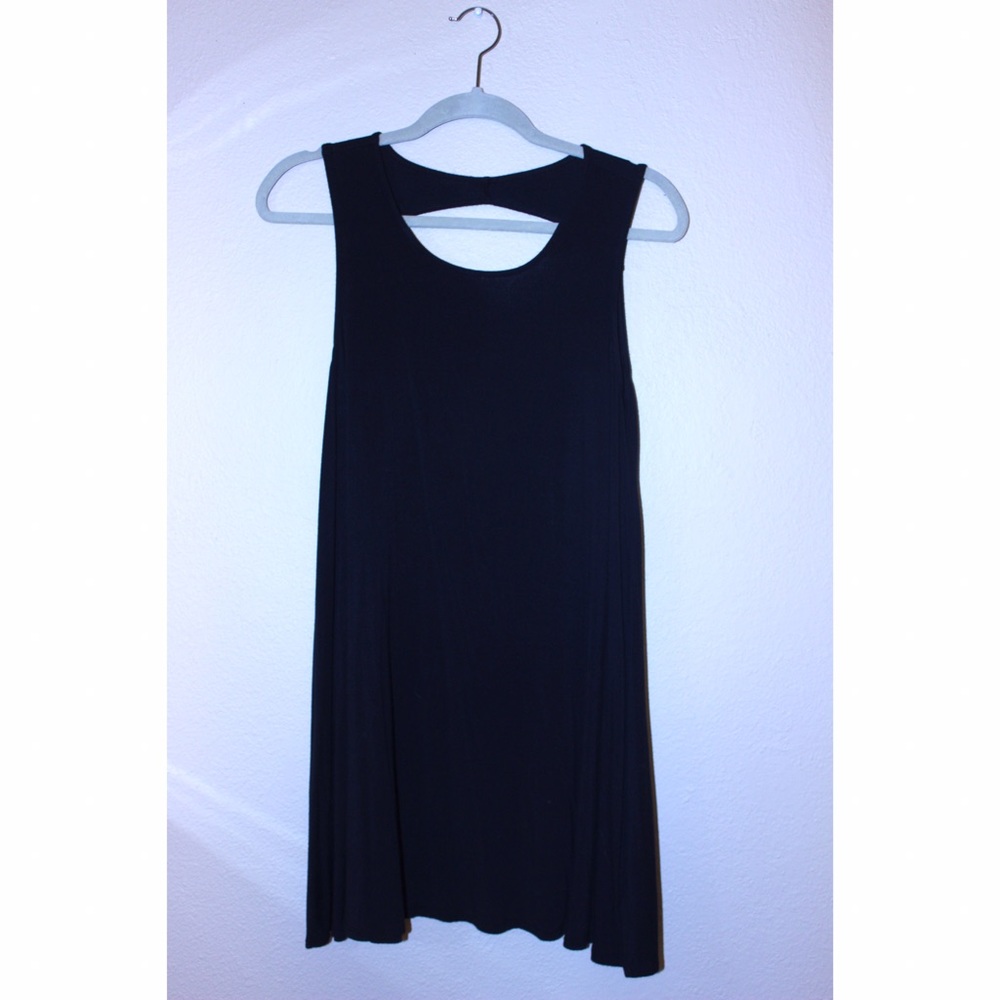 Black Tank Top T-Shirt Dress