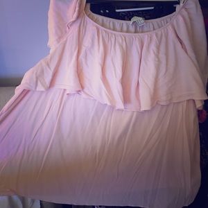 Ruffles shoulder cut shirt