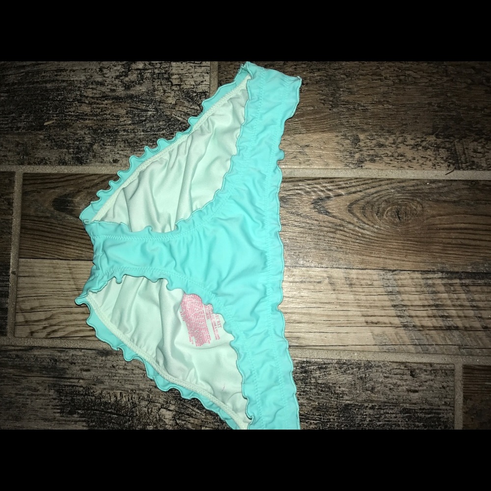 VS PINK ruched bikini bottoms XS