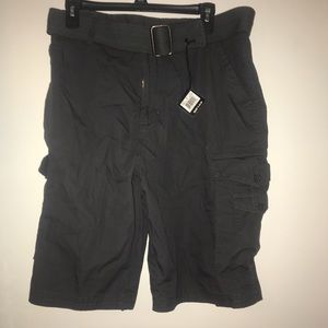 Grey Cargo Shorts