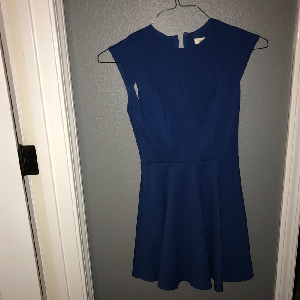 dark blue dress