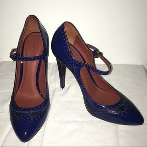 Bottega Veneta Wing Tip Mary Jane Pumps