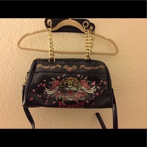Ed Hardy bag.
