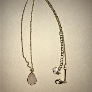 Kendra Scott Pink stone necklace