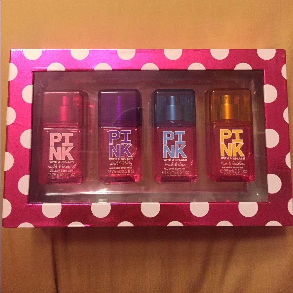 Victoria's Secret Pink 4pc body spray