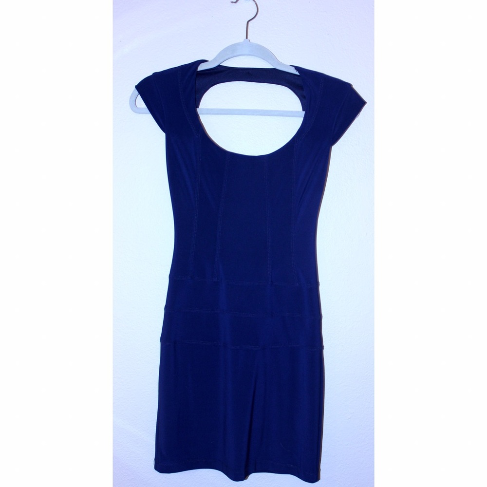 Shapely Navy Dress