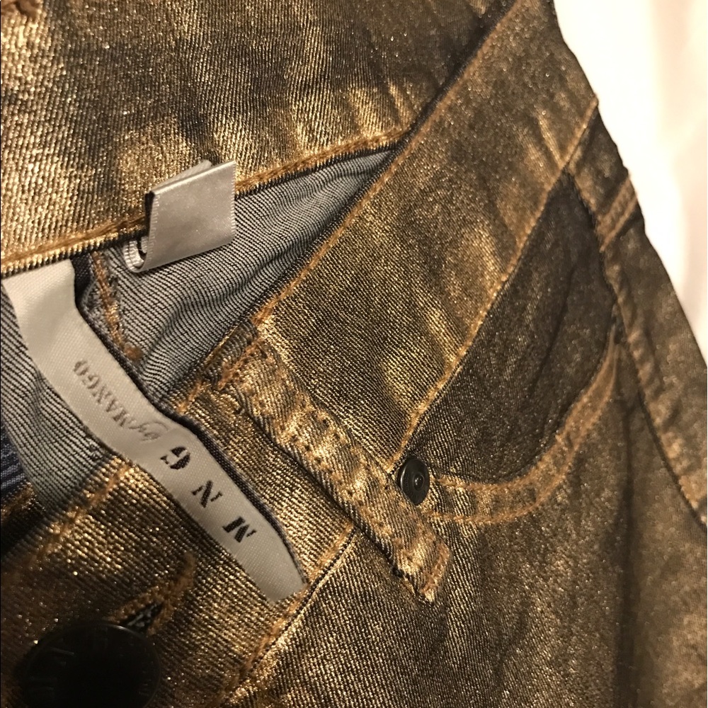 Gold jeans