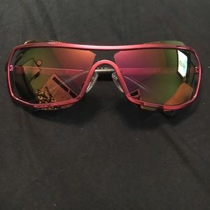 Versace red sunglasses