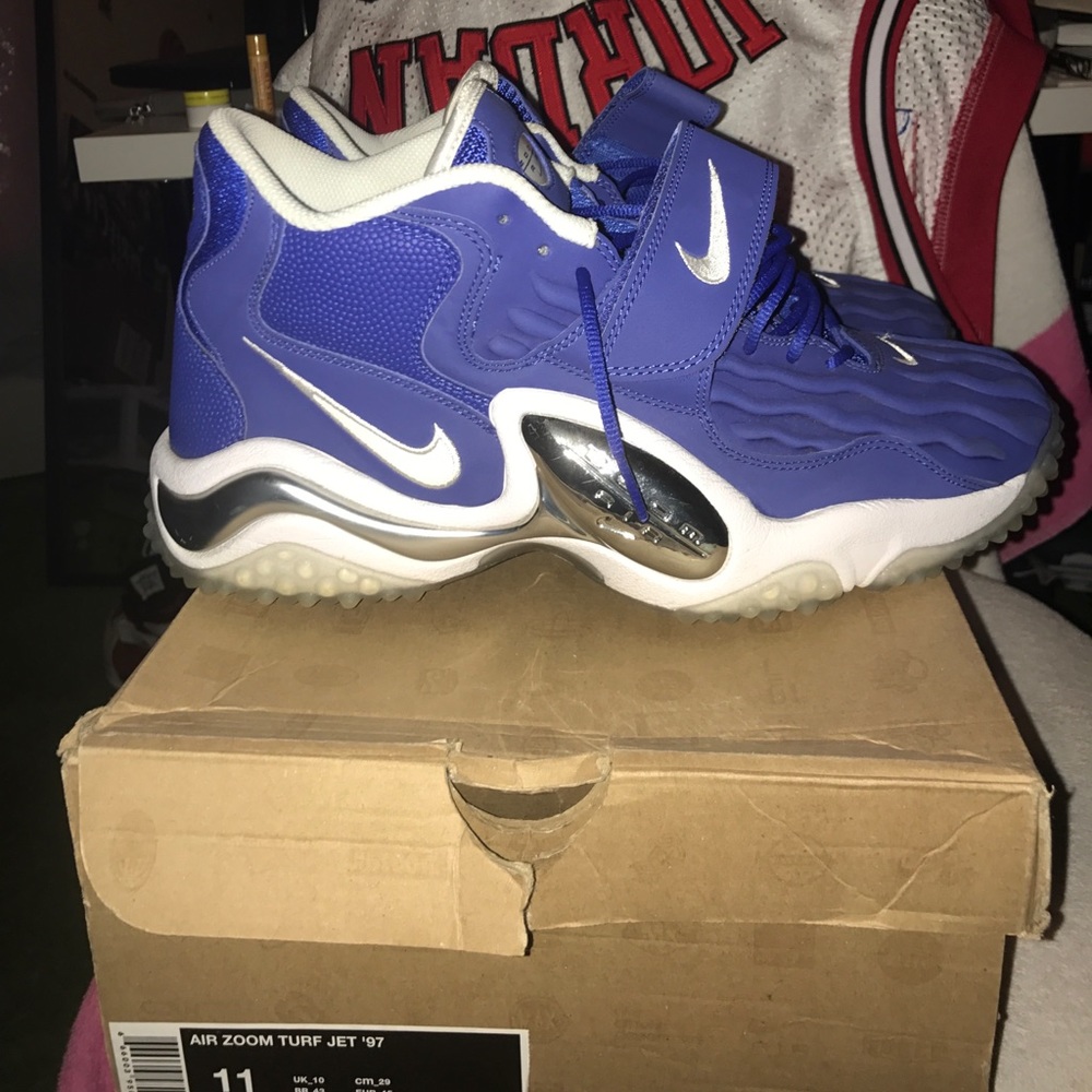 Barry Sanders Nike Air Zoom Turf Jet 97 shoes