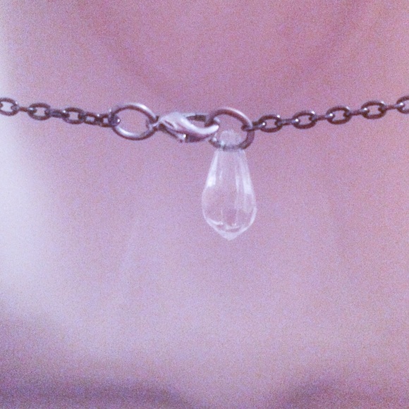 COOL 90'S X-GIRL MIRROR CHAIN NECKLACE - Picture 7 of 8