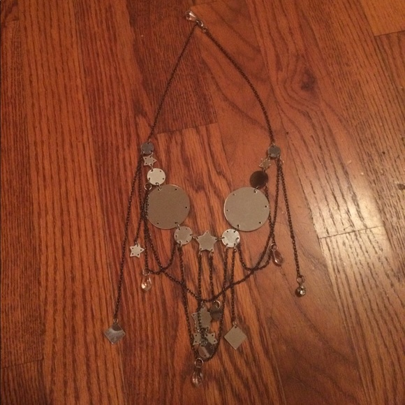 COOL 90'S X-GIRL MIRROR CHAIN NECKLACE - Picture 6 of 8