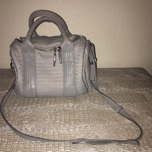 Alexander Wang Rockie Mesh Studded Cross-body Bag