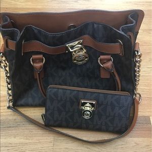 Michael Kors Bag and Matching Wallet