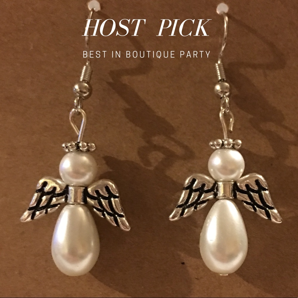 🎉Host Pick Handcrafted angel earrings
