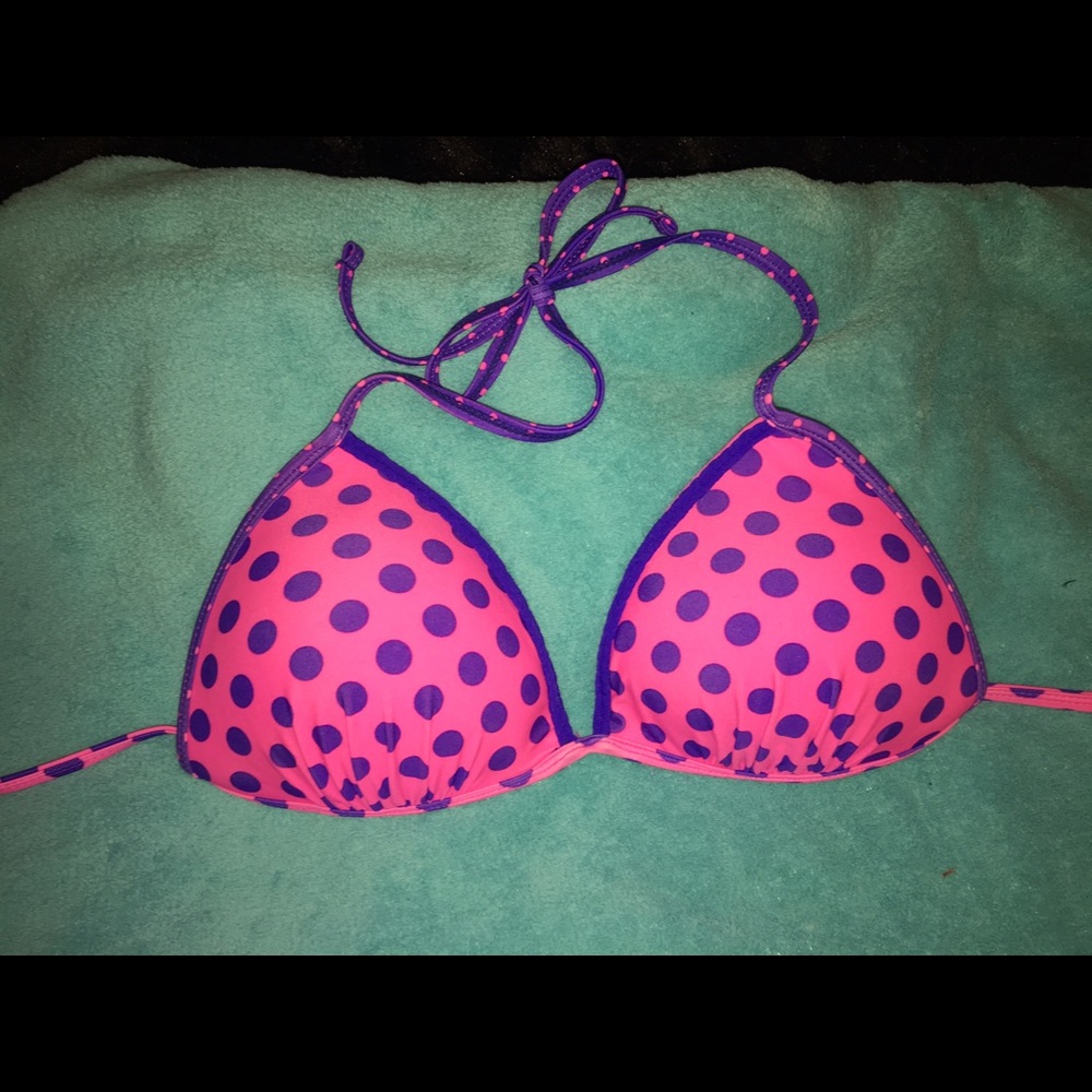 (FREE w/ Purchase) SO Polka Dot Bikini Top