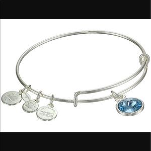 Alex and Ani March birthstone bracelet