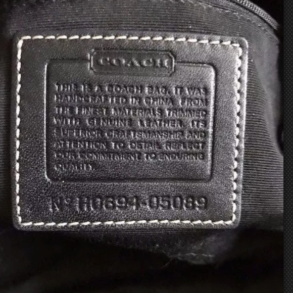 COACH LARGE SOHO BLACK SIGNATURE C BRAIDED SATCHEL - Picture 7 of 8