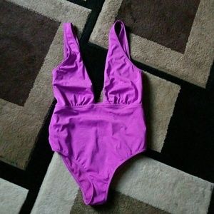 Purple swimsuit