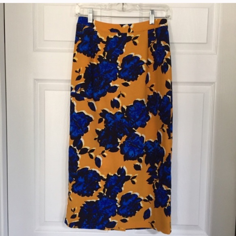 Who What When Midi Floral Skirt