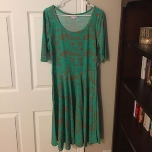LulaRoe Nicole XL Dress NWT