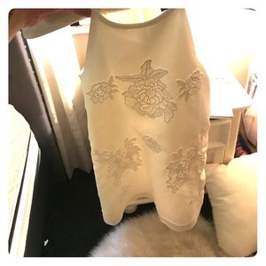 Xs embroidered lace VictoriaBeckham Target blouse