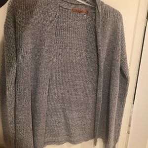 Grey Knitted Cardigan