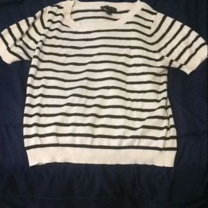 Forever 21 Black And White Striped Shirt