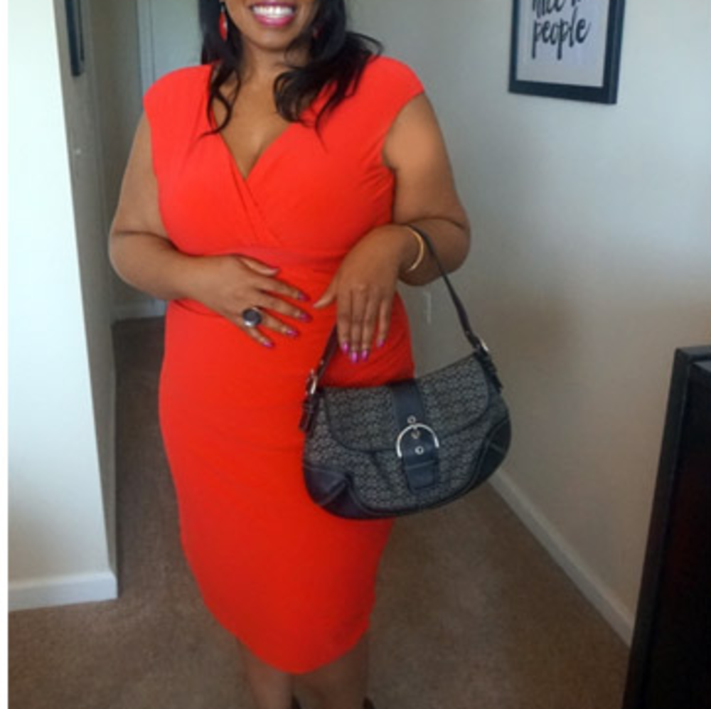 LOWEST PRICE!! Sleeveless Red/Orange Dress