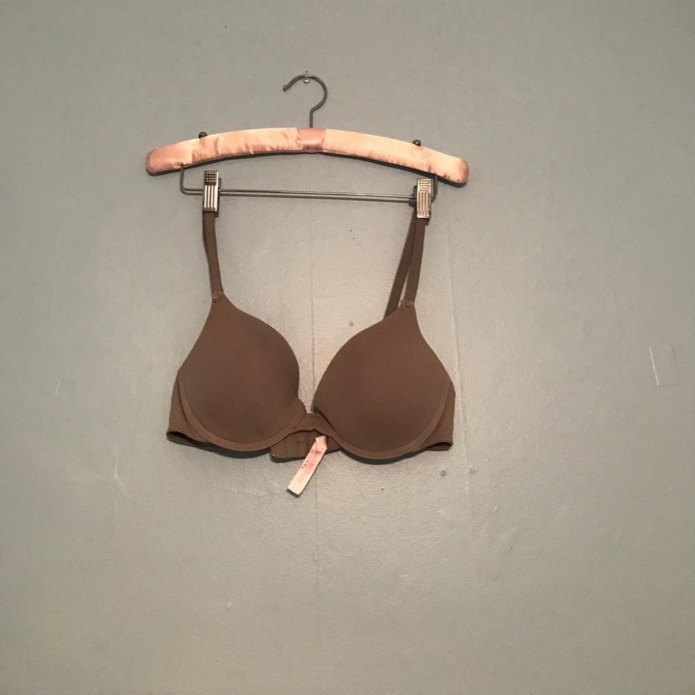 Grey PINK bra