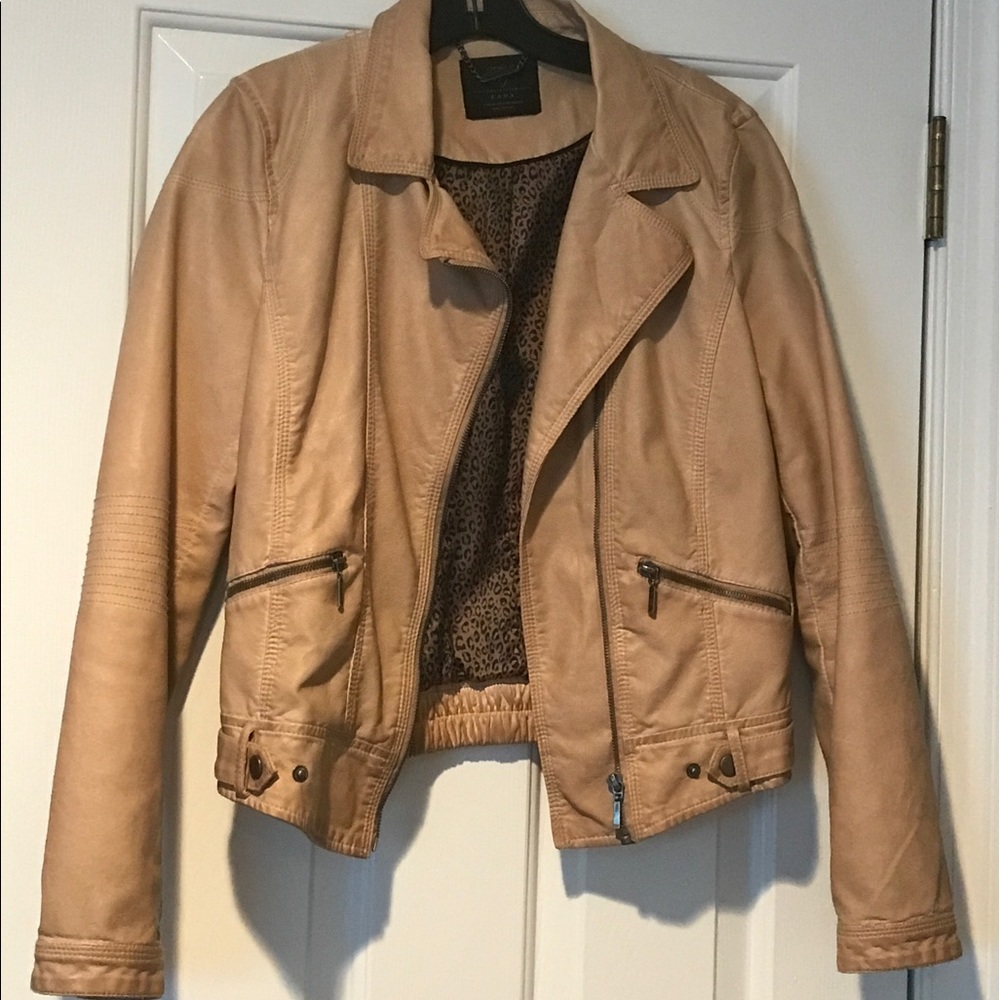 Zara Faux Leather Jacket