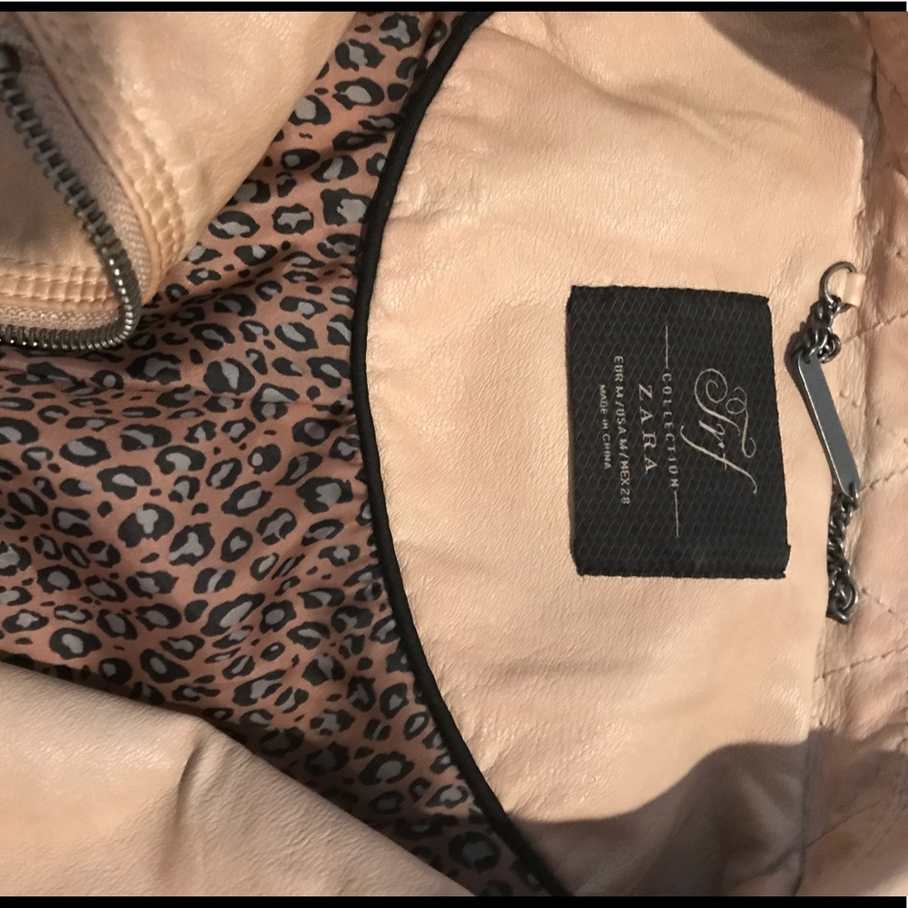 Zara Faux Leather Jacket - Picture 5 of 5