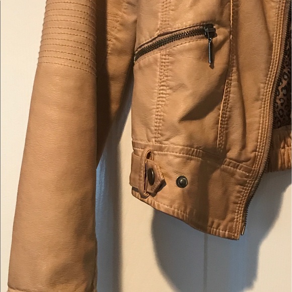 Zara Faux Leather Jacket - Picture 3 of 5