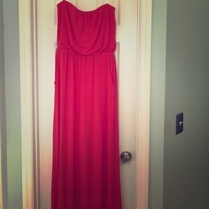 Coral Maxi Dress