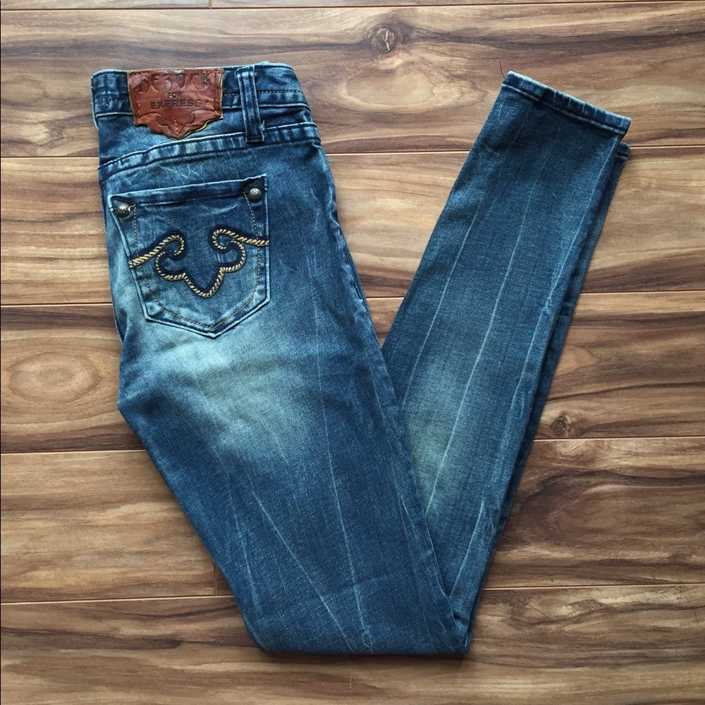REROCK for Express Jean Leggings size 0