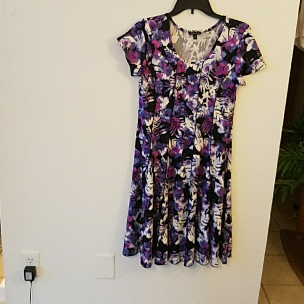 Tropical palm dress