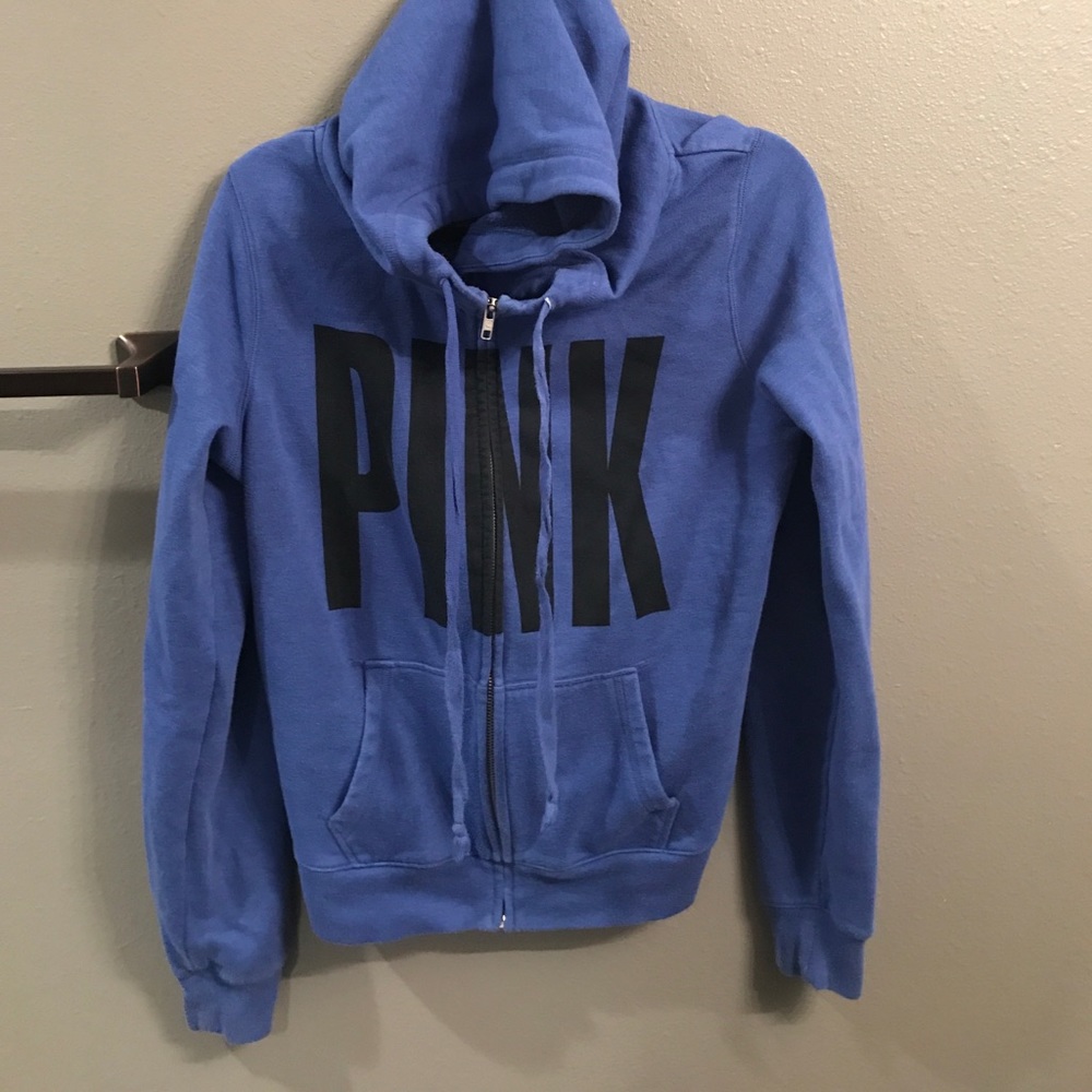 VS PINK ZIP UP HOODIE