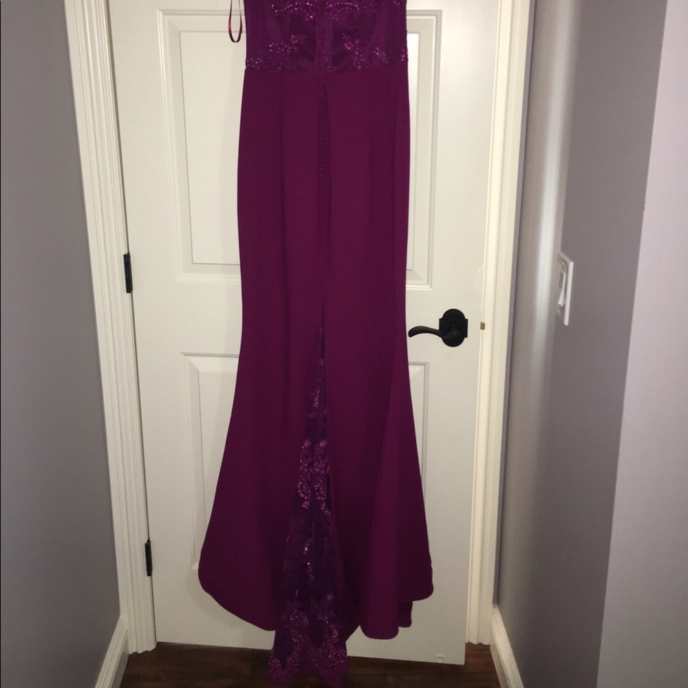 Sienna Plum Gown - Picture 5 of 8