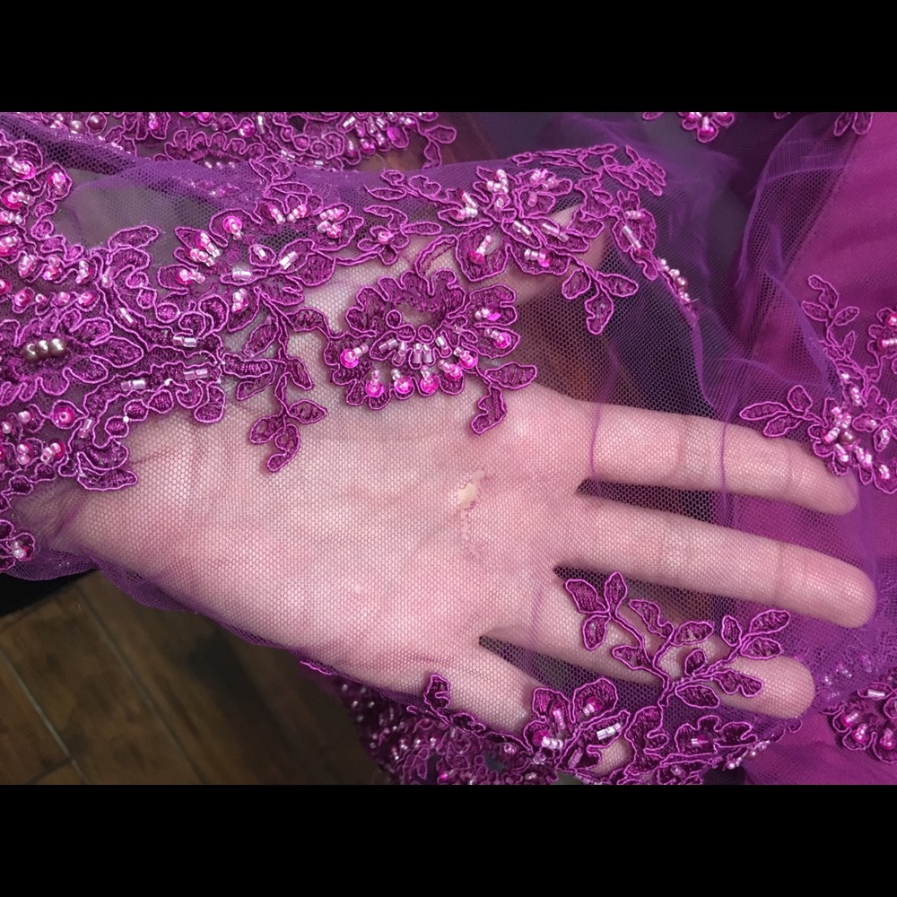 Sienna Plum Gown - Picture 7 of 8
