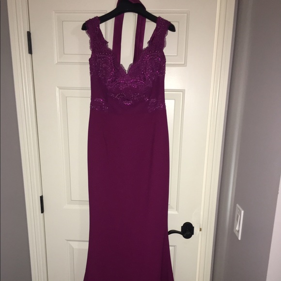 Sienna Plum Gown - Picture 2 of 8