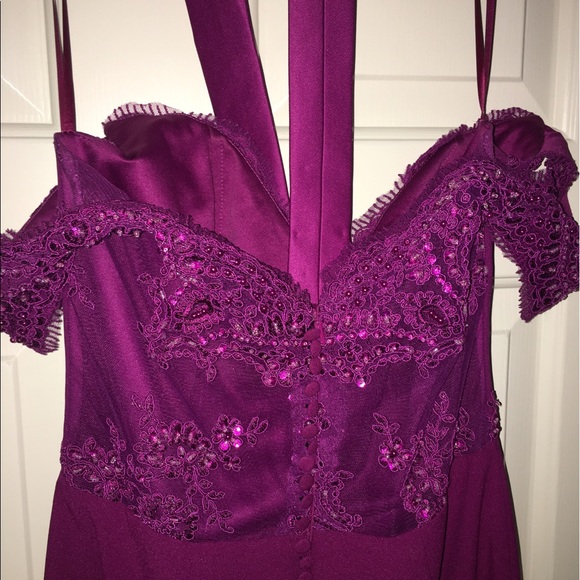 Sienna Plum Gown - Picture 4 of 8