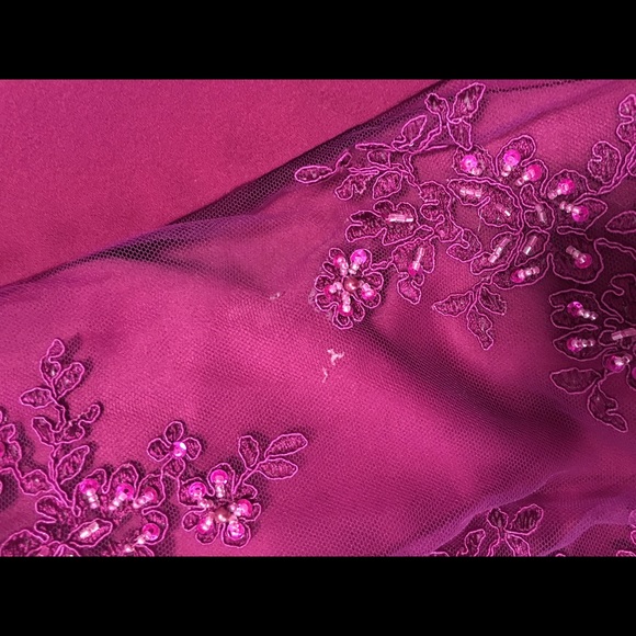 Sienna Plum Gown - Picture 6 of 8
