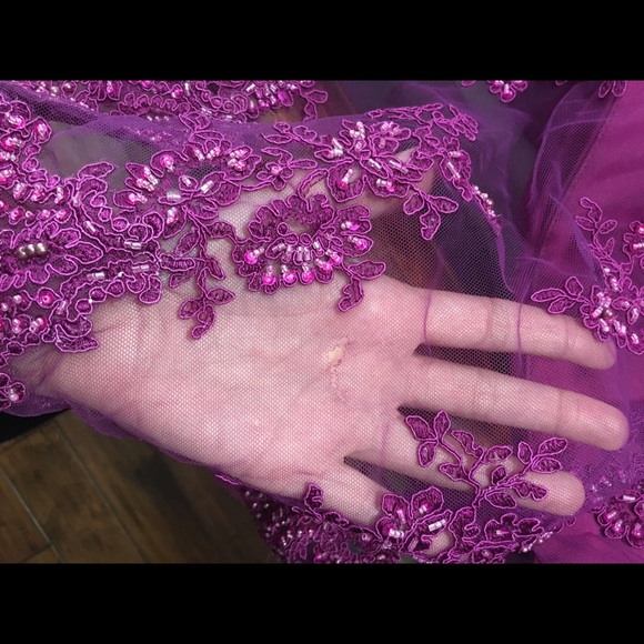 Sienna Plum Gown - Picture 7 of 8