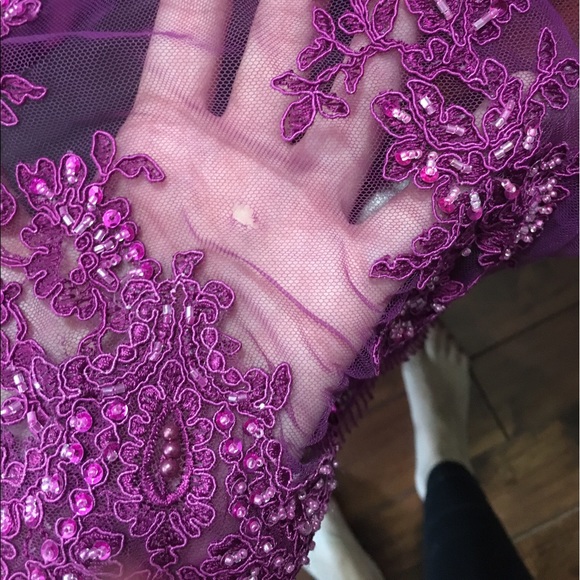 Sienna Plum Gown - Picture 8 of 8