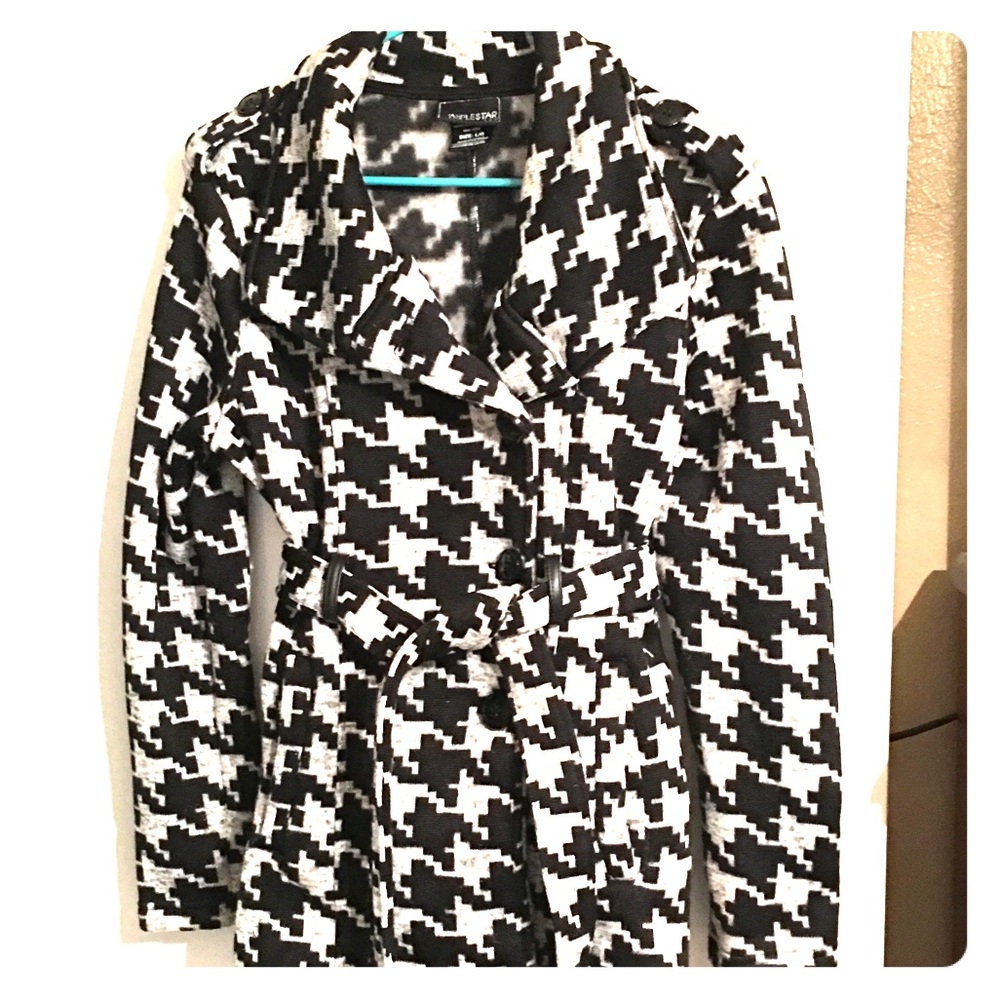 **FINAL PRICE** Black/Gray Women's Pea coat