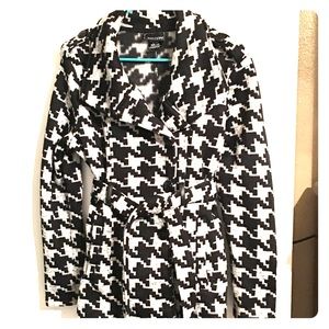 **FINAL PRICE** Black/Gray Women's Pea coat