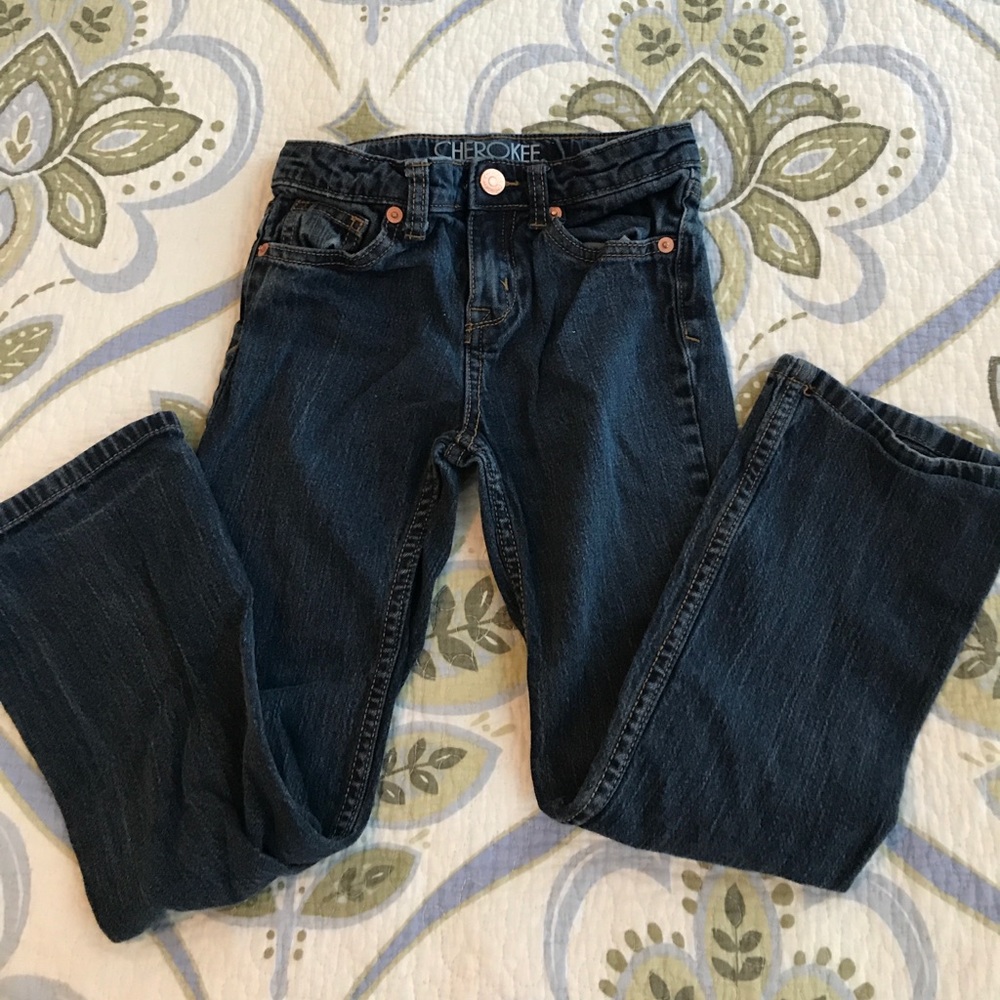 Cherokee dark wash bootcut jeans