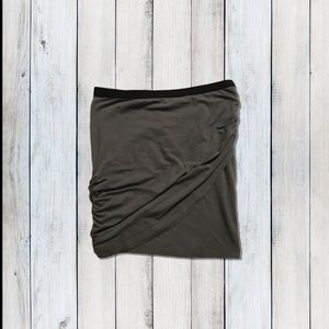 theory Stretchy Wrap Skirt