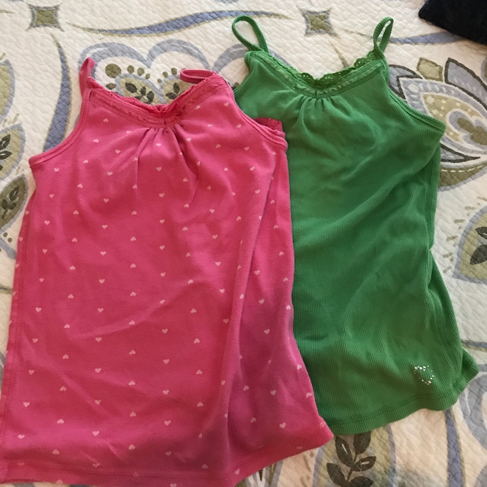 Gap kids tank with attached shelf "bra"