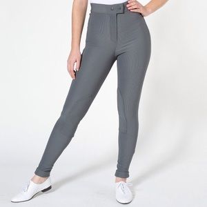 Steel grey American apparel riding pants